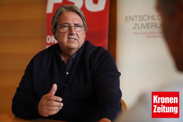 Krone-Interview mit Josef Muchitsch zur aktuellen Pensionsdebatte, 14.9.26
