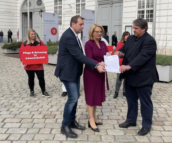 Pflege - SPÖ startet Petition für Zugang zu Schwerarbeiterpension
